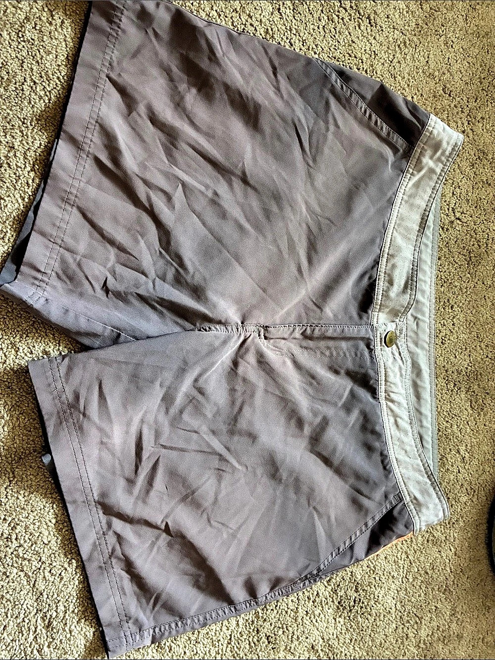 Chubbies Classic Lined Swim Trunks Gray & Orange
